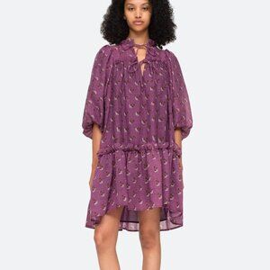 NWOT Sea New York Alexis Puff Sleeve Tunic Dress size XS